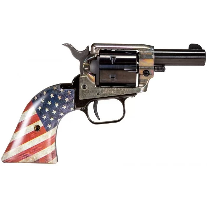 Heritage Barkeep Revolver - Simulated Case HardeneHeritage Barkeep Revolver - Simulated Case Hardened | .22 LR | 3.6" Barrel | 6rd | US Flag Gripsd | .22 LR | 3.6" Barrel | 6rd | US Flag Grips