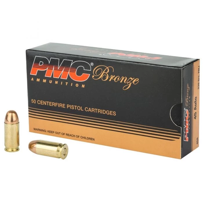 PMC Bronze .40 S&W Handgun Ammo - 180 Grain | FMJ-FP
