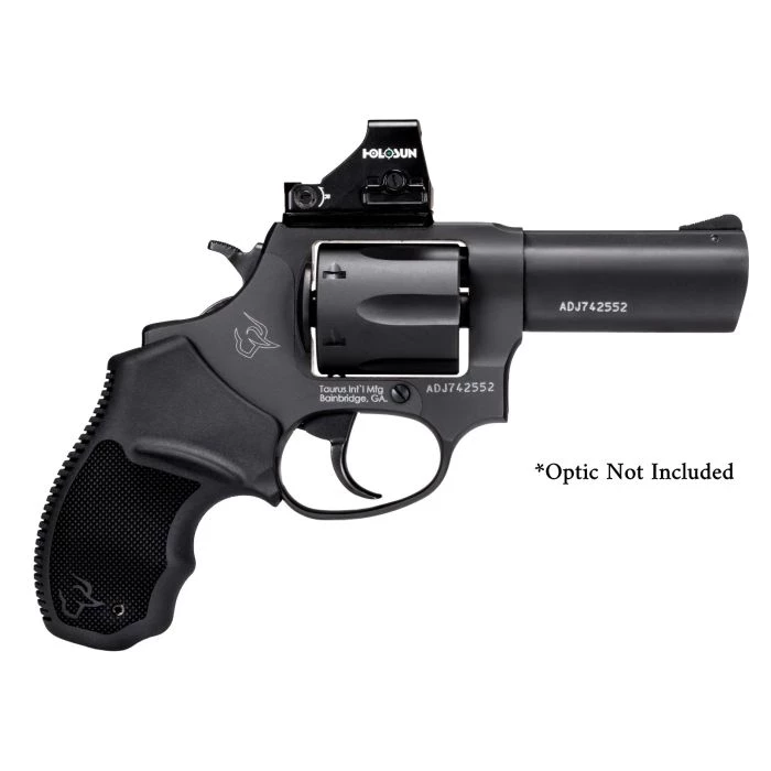 Taurus 856 TORO Revolver - Black | 38 Spl +P | 3" Barrel | 6rd | Rubber Grip | Includes Optic Mount
