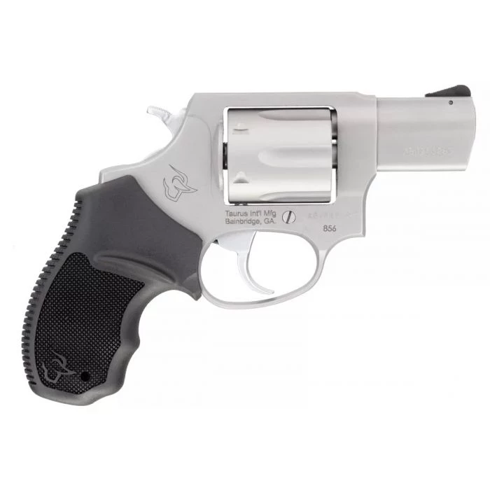 Taurus 856 Revolver - Stainless Steel | 38 Spl +P | 2" Barrel | 6rd | Rubber Grip | CA Certified
