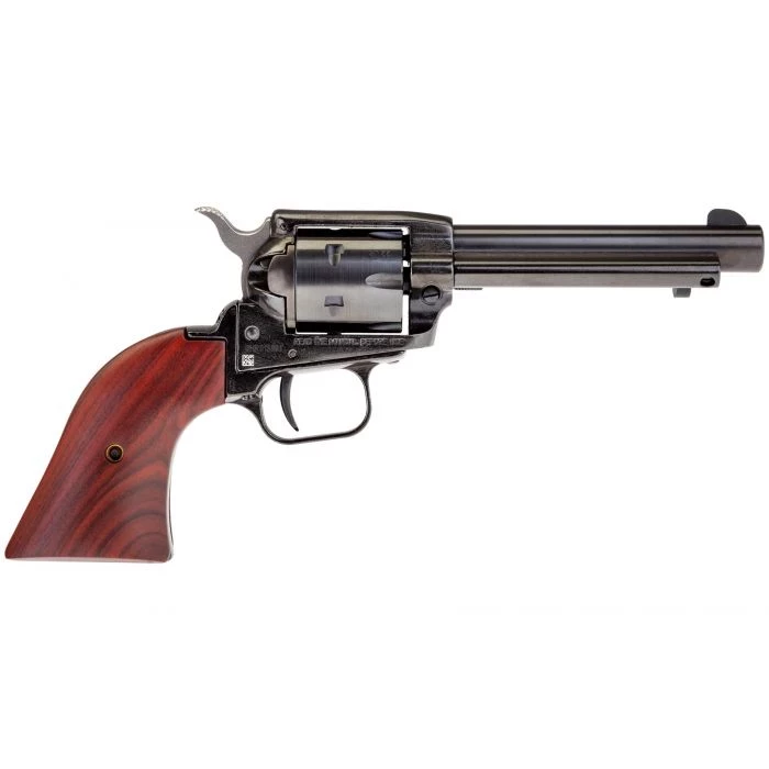 Heritage Rough Rider Revolver - Black | .22 LR | 4.75" Barrel | 6rd | Cocobolo Wood Grips