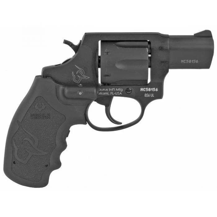 Taurus 856 Ultra-Lite Revolver - Black | 38 Spl +P | 2" Barrel | 6rd | Aluminum Frame | Black Polymer Grip w/Viridian Red Laser