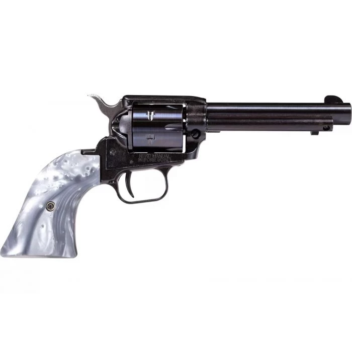 Heritage Rough Rider Revolver - Black | .22 LR | 6.5" Barrel | 6rd | Altamont Gray Pearl Grips